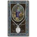 St. Daniel Medal Necklace with Embossed Prayer ...