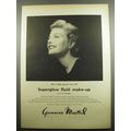 1955 Germaine Monteil Superglow Fluid Make-up Ad - Have a glow of your own