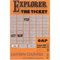 Explorer Ticket issued by the Eastern Counties ...