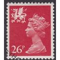 GB Queen Elizabeth II 1982 Wales 26p Rosine Use...