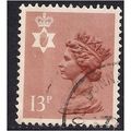 Northern Ireland GB 1984 13p Pale Chestnut N137...