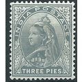 India 1900 SG112 3p Grey Mounted Mint .. ..