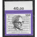 GER 1992 U/M 100pf 'HUGO DISTLER ' (EBID53-785)