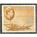 Seychelles 1942 SG140b 20c Brown Ochre Mounted ...