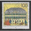 GER 1991 100pf +50 'CHARITY - POSTAL BUILDINGS'...