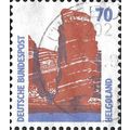 GERMANY, Helgoland, brown & blue 1989, 70pf