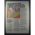 1981 Honeywell VLSI Chip Ad - E-Beam Lithography