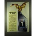 1994 Mobil 1 Motor Oil Ad - The Fountain Of Youth