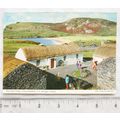 1977 postcard The Folk Village, Glencolumbkille...