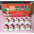 10 Santa Claus Head Blowmold String Light Cover...