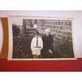 CHILD WITH GRANDPARENT? .unused antique postcar...