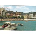 Port Bou Costa Brava Spain Postcard posted creased