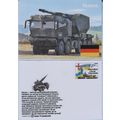 UKRAINE postcard Armed Forces Anti-aircraft art...