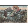 A Rickshaw - Life In Japan, c.1905-10 - Valenti...