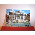FONTANA DI TREVI, ROME, ITALY used vintage post...