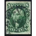 14, Used Superb 10¢ Nice Large Margins All roun...