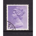 GREAT BRITAIN 1967 SG 742 1s LIGHT BLUISH VIOLE...