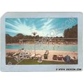 CT Moodus Postcard Banner Lodge Largest Resort ...