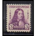 724 3c William Penn Fine MNH O3593