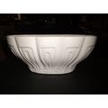Vintage Haeger #17 White Scalloped Art Deco Cer...