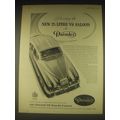1962 Daimler 2 1/2 litre V8 Saloon Ad - Presenting the new 2 1/2 Litre V8