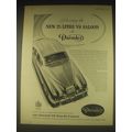 1962 Daimler 2 1/2 litre V8 Saloon Ad - Present...