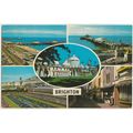 Postcard Brighton, Sussex multiview. Palace Pie...