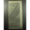 1951 Van Cleef & Arpels Watches Ad - To mark your treasured hours a lifetime