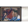LOU BROCK & BOB GIBSON 2012 AUTOGRAPHED ST. LOU...