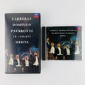 Carreras Domingo Pavarotti in Concert MEHTA VHS...