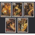 Aitutaki Paintings Rembrandt Christmas 5v 1988 ...