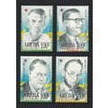 Aruba Politicians Internal Autonomy 4v 1996 MNH...