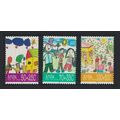 Aruba Child Welfare Children's Drawings 3v 1995...
