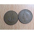 GB 1946 George VI Ship Half Penny Coin