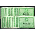 RX27-46, Unused Set of Distilled Spirits Stamps...