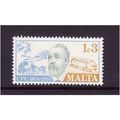 MALTA 1974 UPU 1c3 BLUE GREEN VIOLET BLUE SG 52...