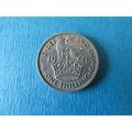 1948 GEORGE VI ENGLISH SHIELD ONE SHILLING FREE...