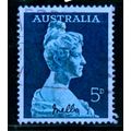AUSTRALIA 1961 SG 340 5d MELBA BLUE FINE USED 3