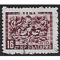 Mi 838: 16 st. brown-purple Definitive Stamp: O...