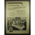 1947 7up Soda Ad - Many Happy Returns, Fresh up