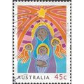 AUSTRALIA, CHRISTMAS, Madonna and Child, orange...