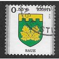 EST 2014 €0.55 (S/A) 'ARMS - SAUE' FINE USED (E...