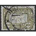 Mi 40: 100 Mk. olive/pale blue Definitive Stamp...