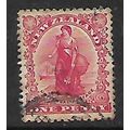 NEW ZEALAND 1908 1d CARMINE SG 386 FINE USED