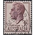 AUSTRALIA, 1950-52 3.5d George VI, SG 247 (Scot...