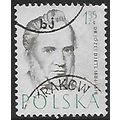 Mi 1012: 1 Zl. 35 black-brown/blue-green Physic...