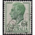AUSTRALIA, 1952 6.5d George VI, SG 250 (Scott #...