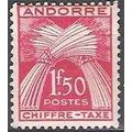 Andorre Français 1943 Michel Taxe 25 Neuf * Cot...