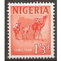 Nigeria 1961 SG97 1/3d Orange Mounted Mint ..