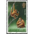 JERSEY, MAMMAL, Orangutan, green 1979, 8p